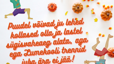 Kas koolivaheajal trenn toimub? Jah